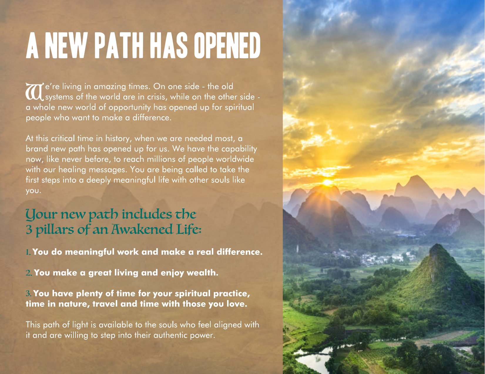Awakened Academy brochure, page 4 of 46