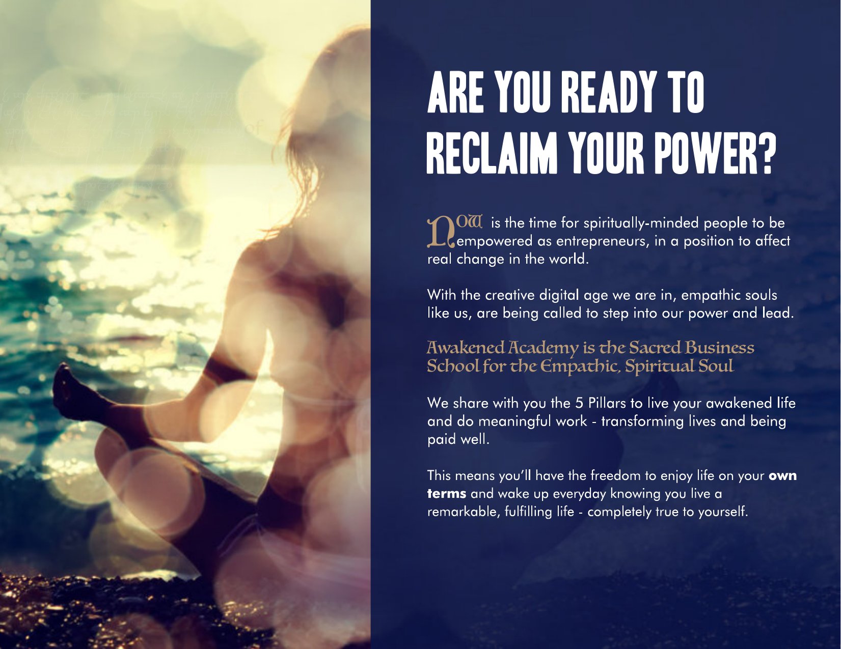 Awakened Academy brochure, page 5 of 46