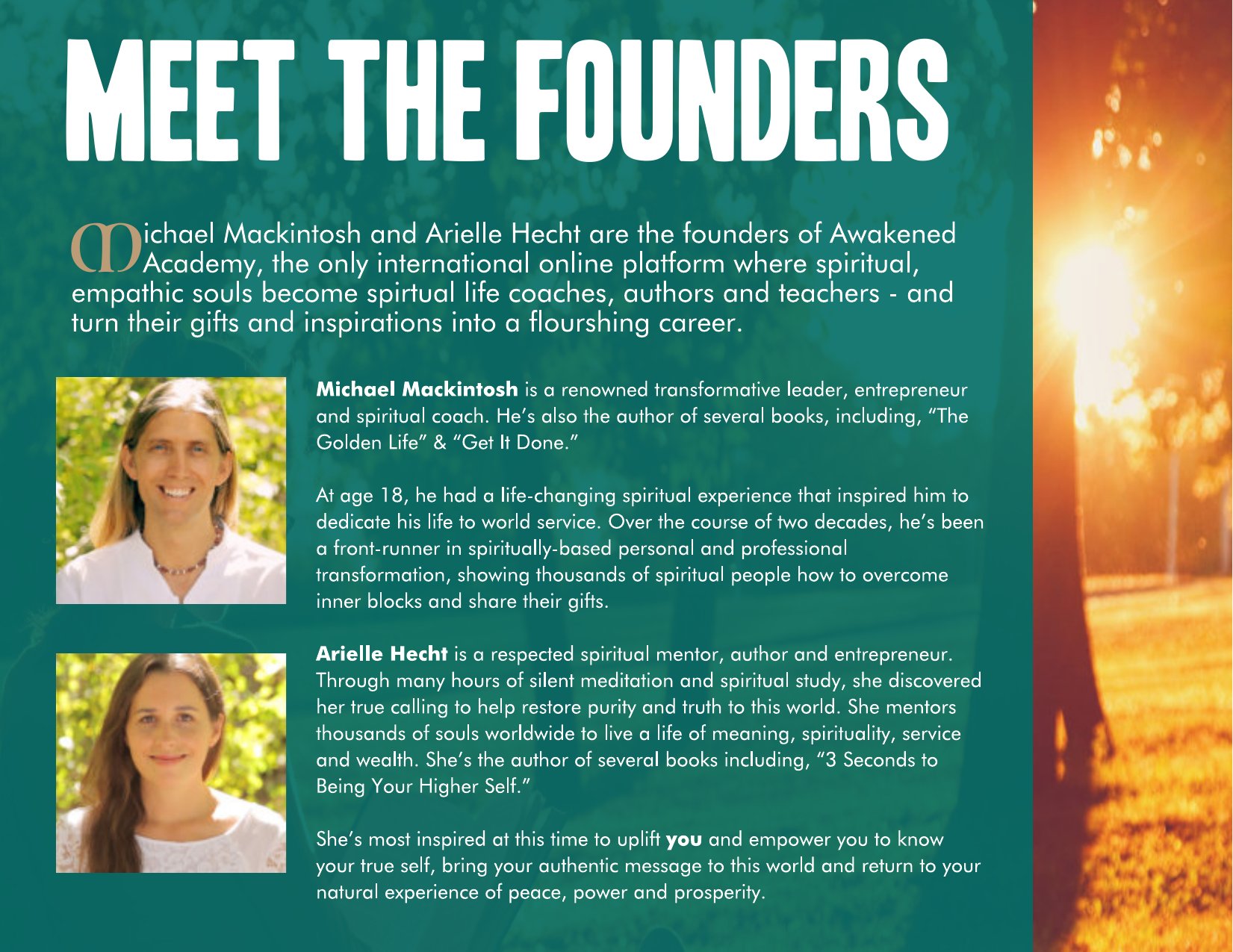 Awakened Academy brochure, page 6 of 46