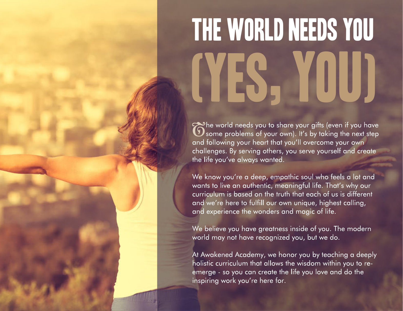 Awakened Academy brochure, page 9 of 46