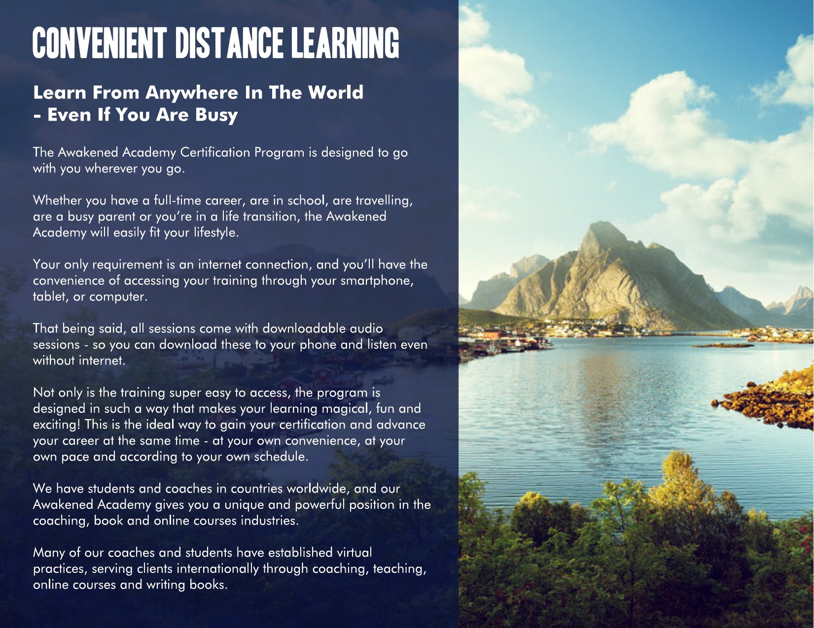 Awakened Academy brochure, page 29 of 46
