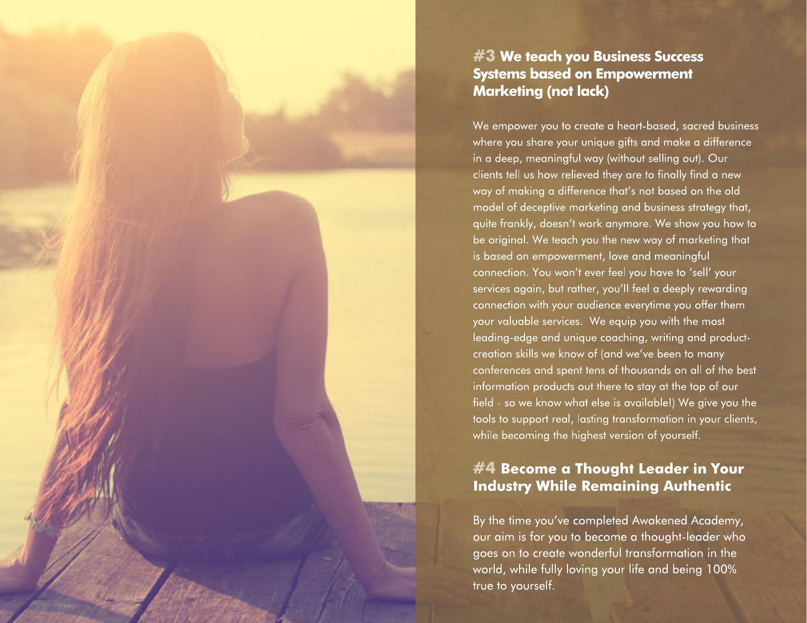 Awakened Academy brochure, page 32 of 46