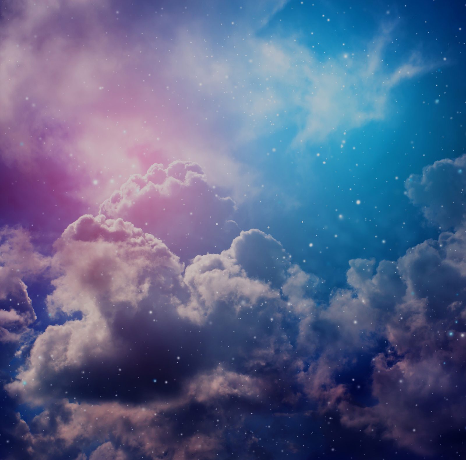 Soft clouds at dusk