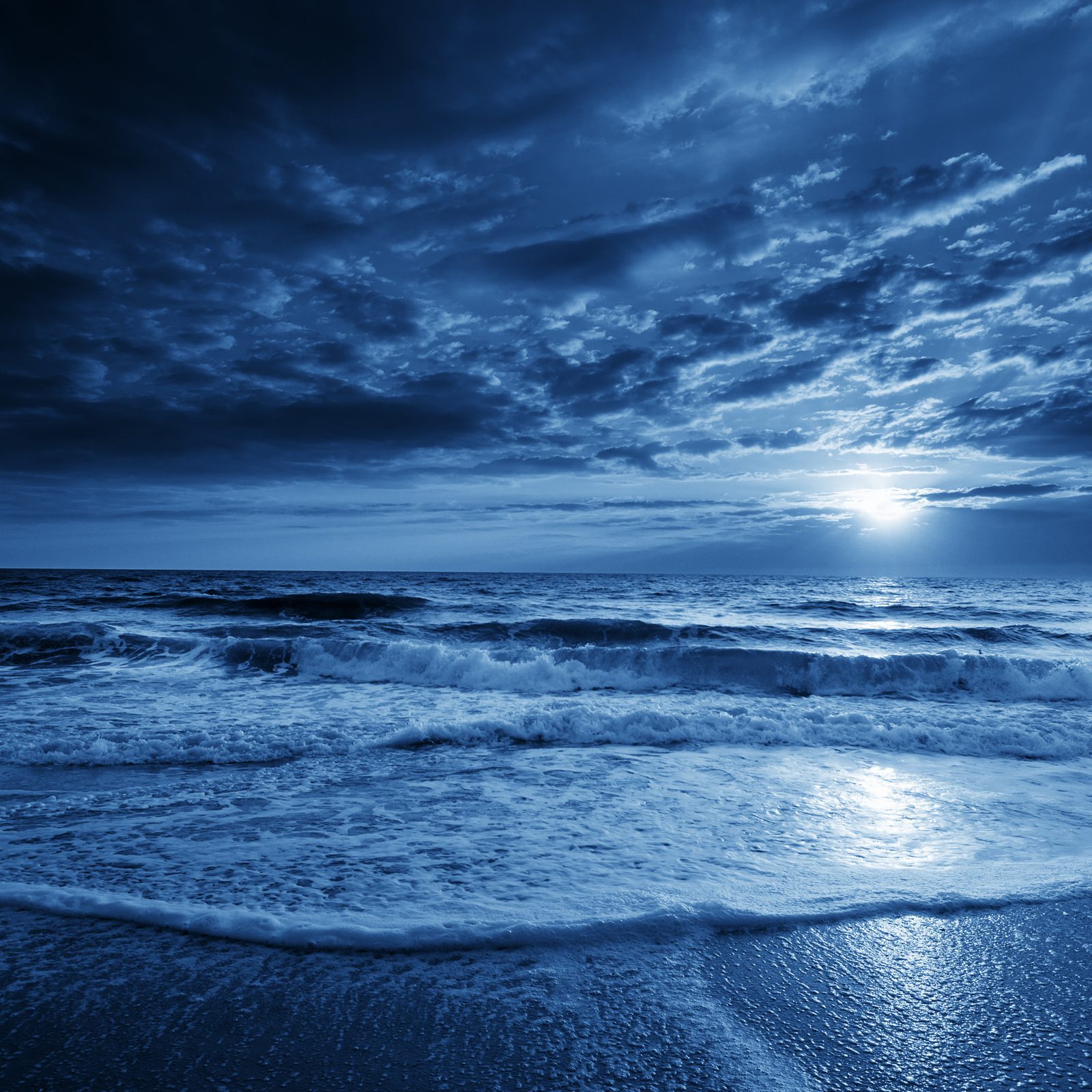 Moonlit ocean